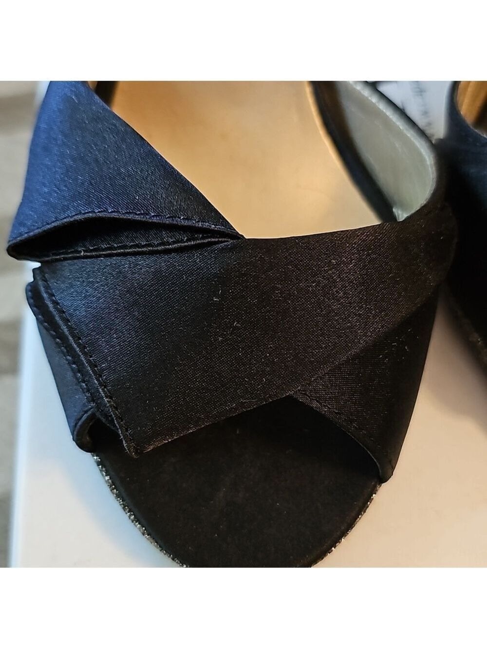 Caparros Satin Platform Peep Toe Heel - Picture 9 of 12